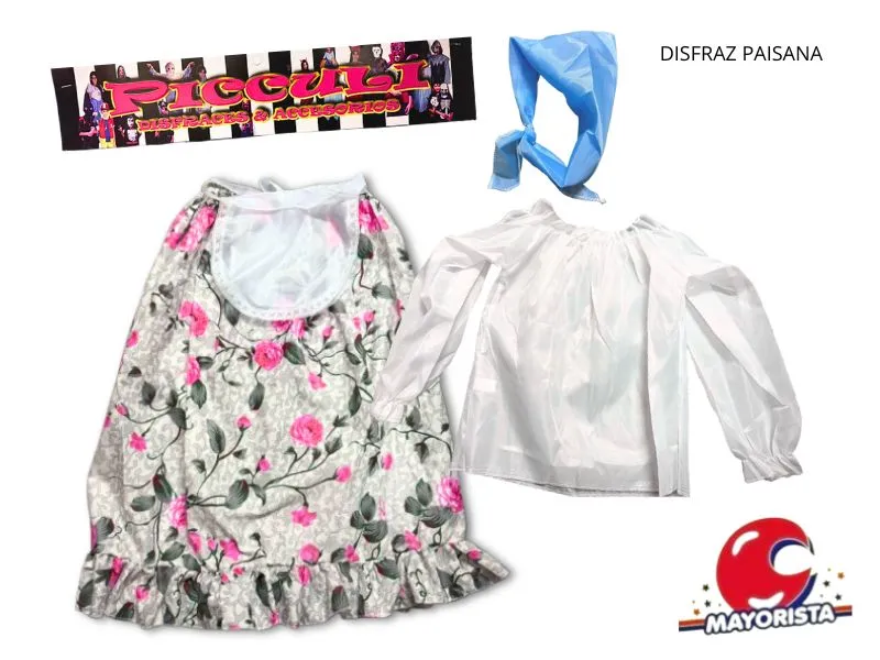 DISFRAZ PAISANA T8/T10 (2147/2148) PICCULI