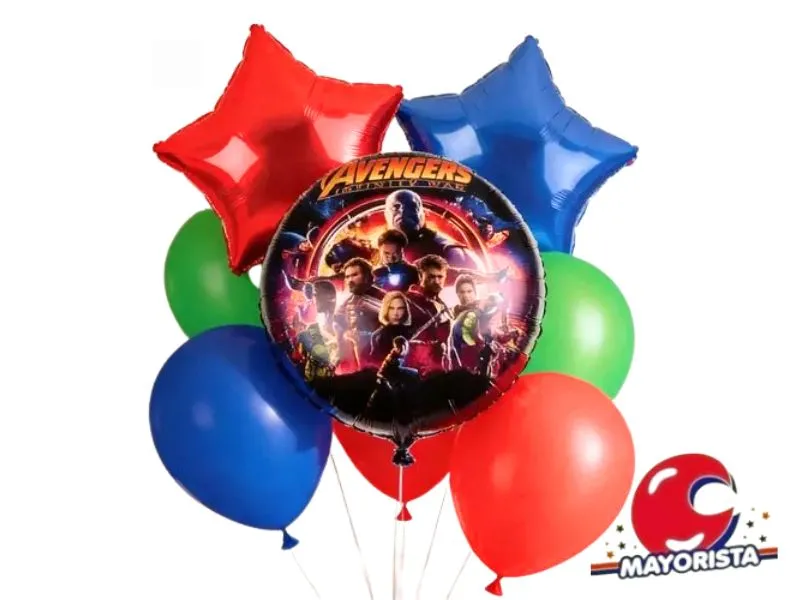[7798319303006] SET DE GLOBOS 6 PCS AVENGERS - ARDITEX