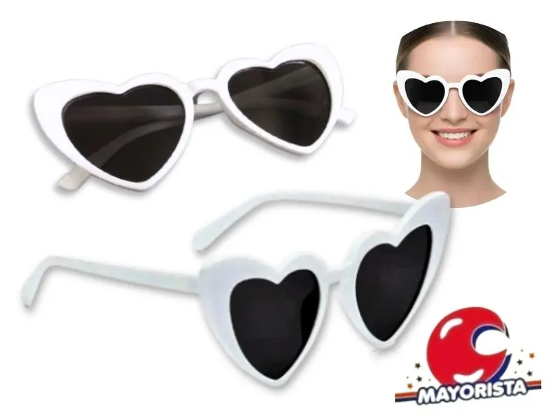 ANTEOJO CORAZON BLANCO (YJ0003) YJ IMPORT