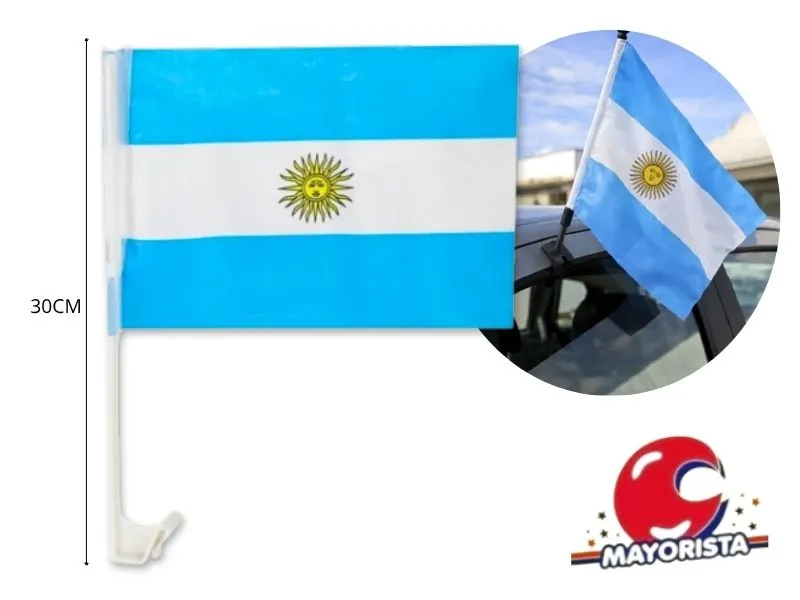 [0123456711242] BANDERA PARA AUTO 30X20 (3010) CADENACI