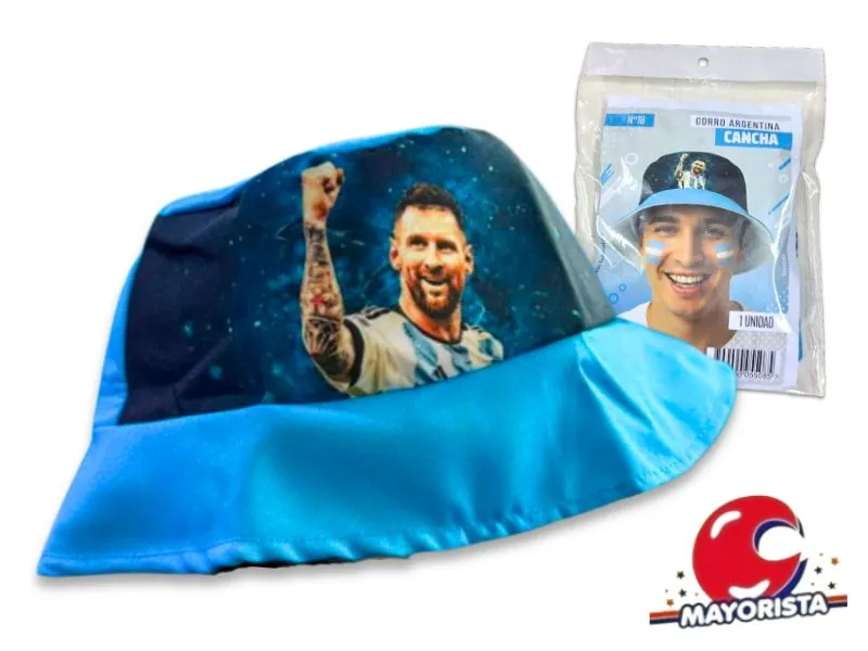 [7799090055085] GORRO ARGENTINA CANCHA N18 POLIESTER (10232) TRIES