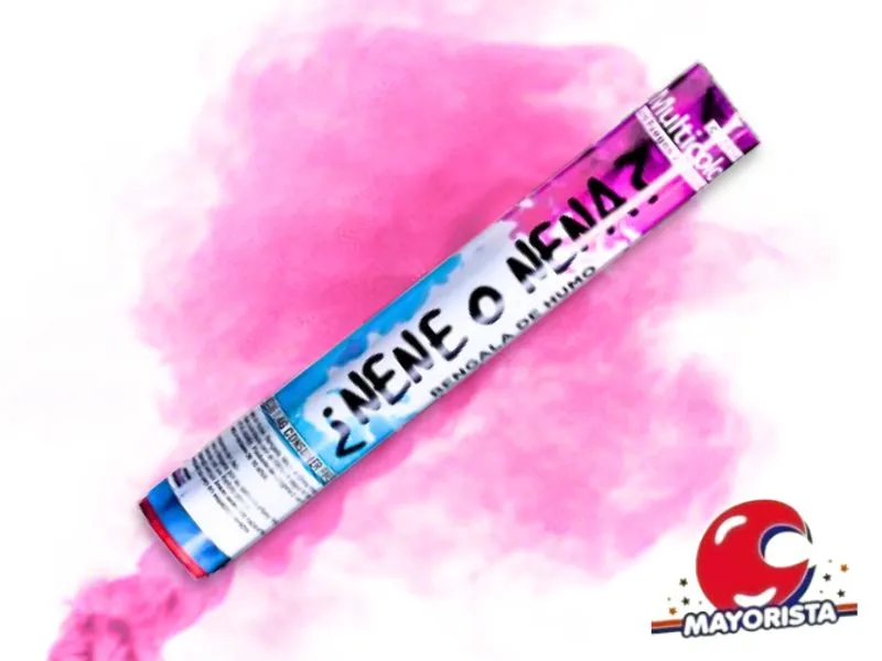 [2025134311233] BENGALA DE HUMO REVELACION DE SEXO ROSA (1343I) CADENACI