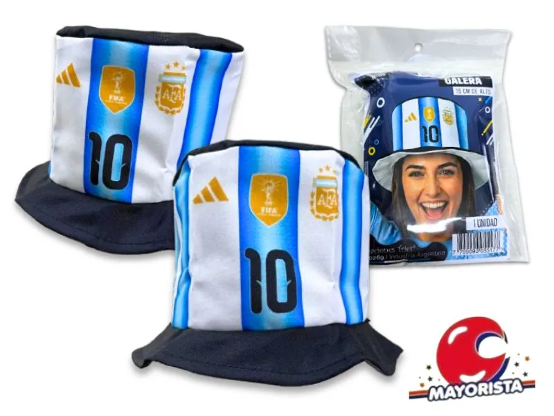 [7799090055030] GORRO ARGENTINA CANCHA N13 POLIESTER (10227) TRIES