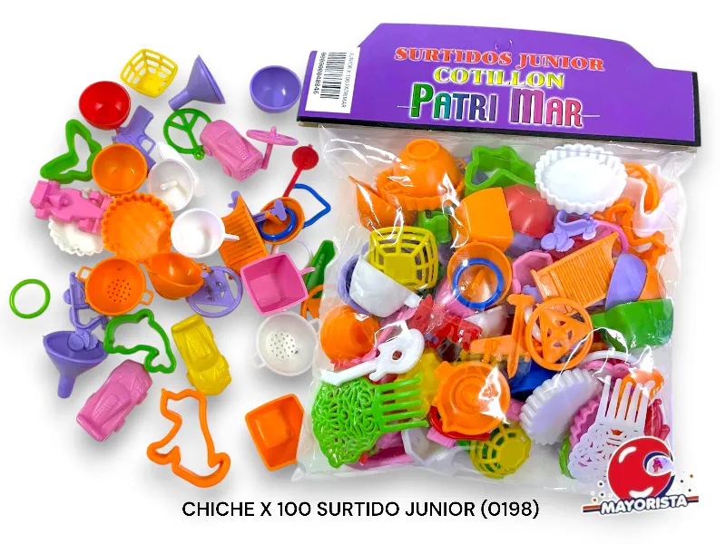 [000000040846] CHICHES X 100 SURTIDO JUNIOR (0198) PATRIMAR