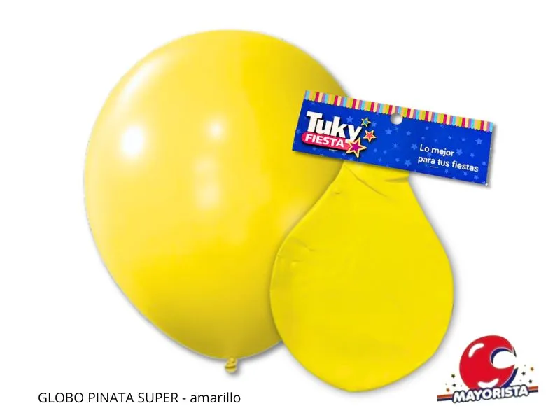 GLOBO PINATA SUPER AMARILLA - TUKY