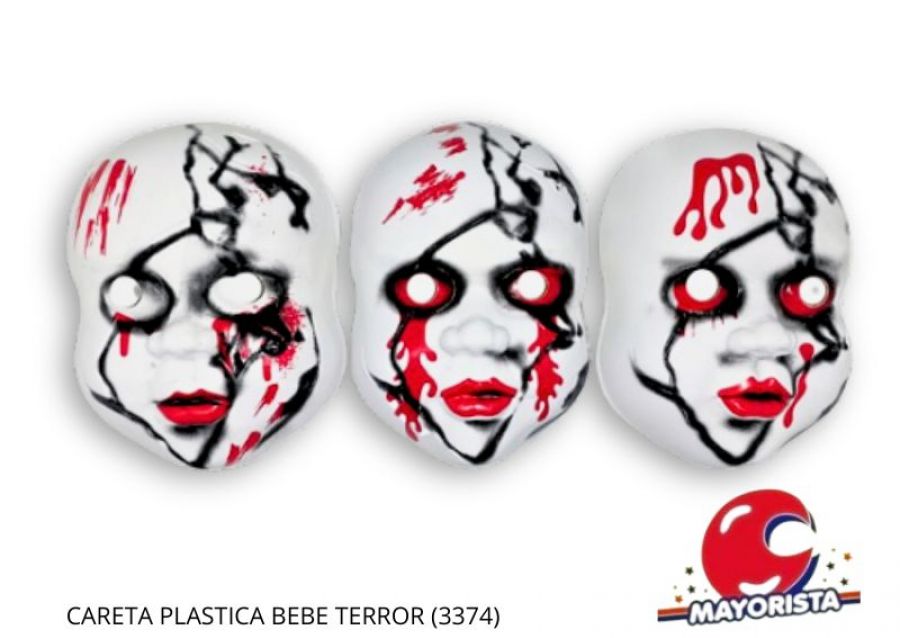 CARETA PLASTICA BEBE TERROR (3374) TRIGGER PACK