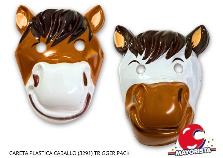 CARETA PLASTICA CABALLO (3291) TRIGGER PACK