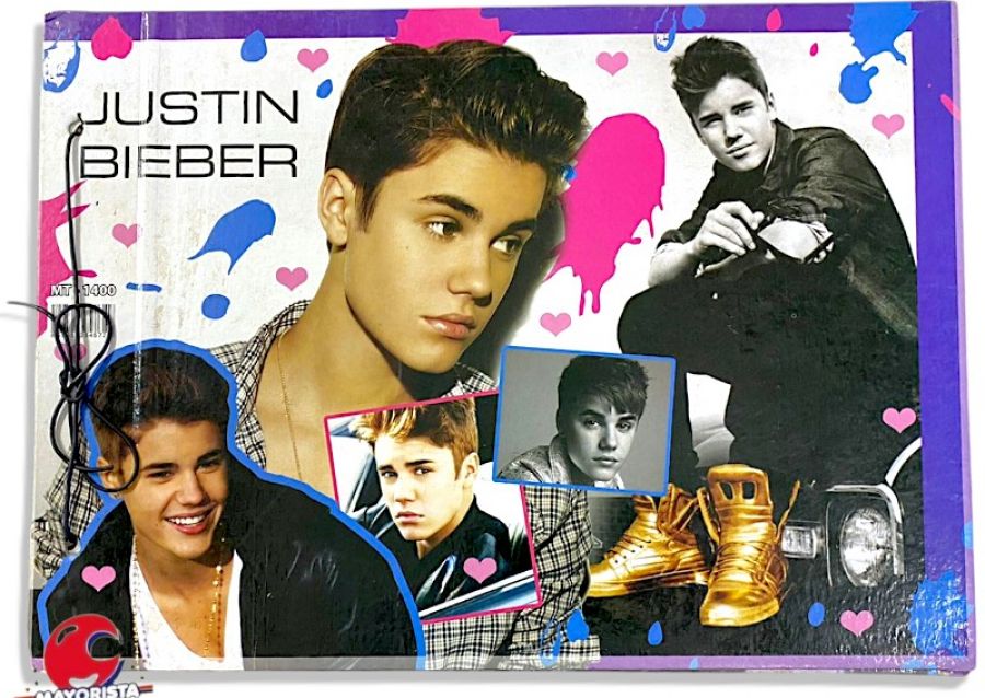 CARPETA 2 TAPAS N 5 CARTON JUSTIN BIEBER (MT-1400)