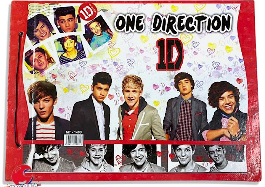 CARPETA 2 TAPAS N 5 CARTON ONE DIRECTION (MT-1400)