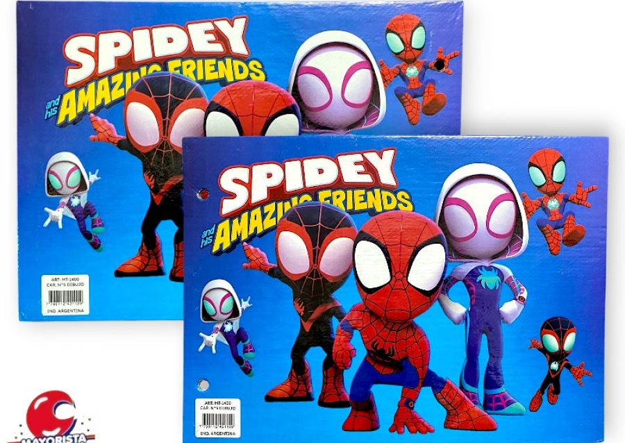 CARPETA 2 TAPAS N 5 CARTON SPIDERMAN (MT-1400) RODUBI