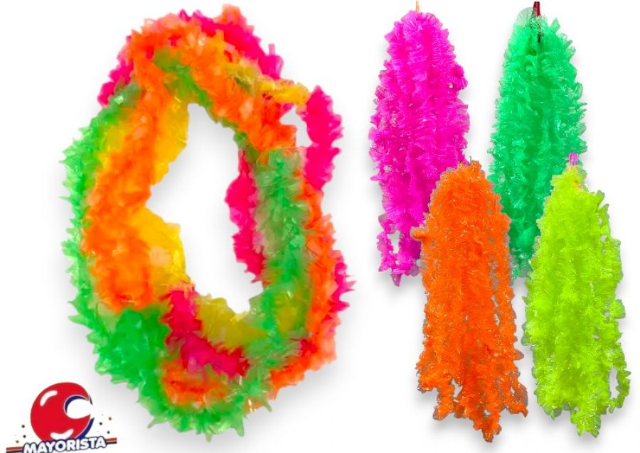 COLLARES X 10 FLUO (33333) MIC Y MAC