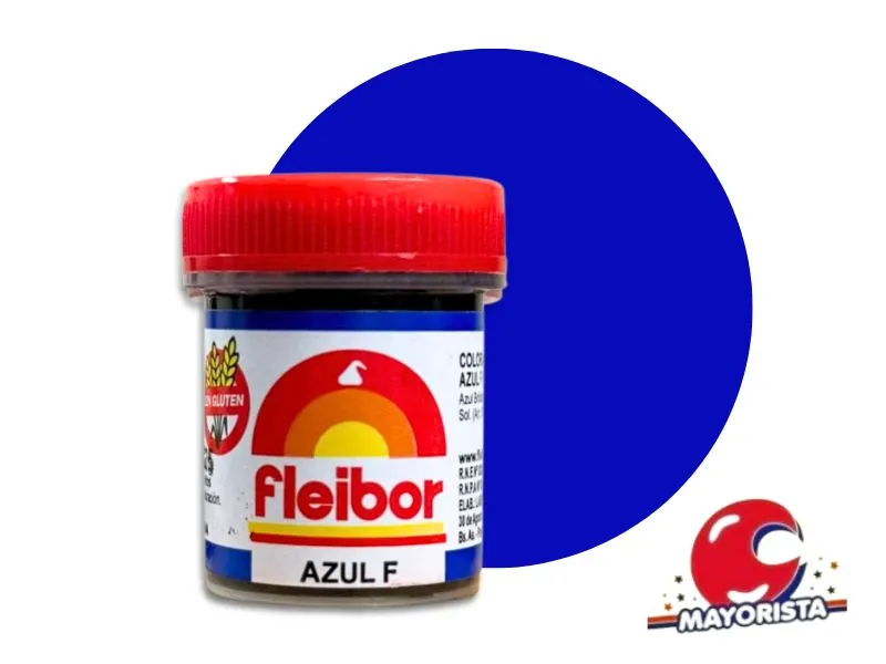 COLORANTE EN PASTA AZUL (F) 15 GRS X1 - FLEIBOR