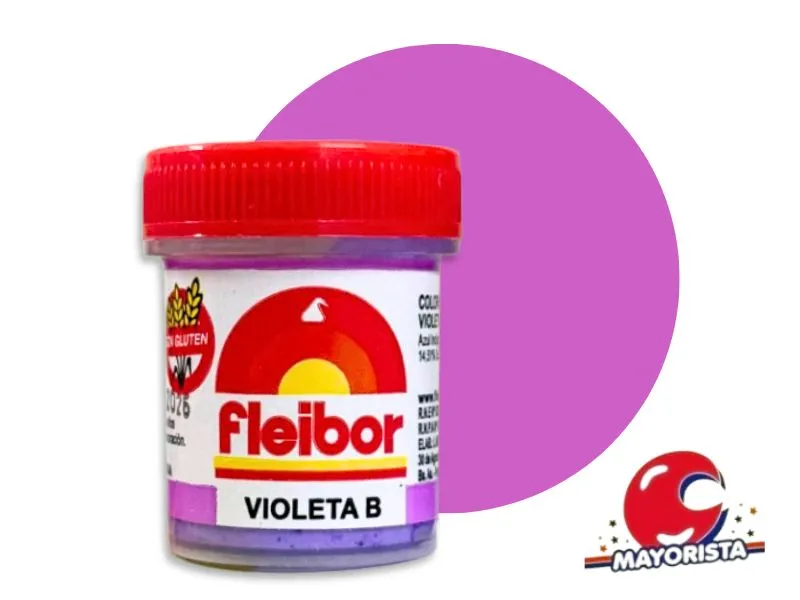[5059] COLORANTE EN PASTA VIOLETA (B) 15 GRS X1 - FLEIBOR