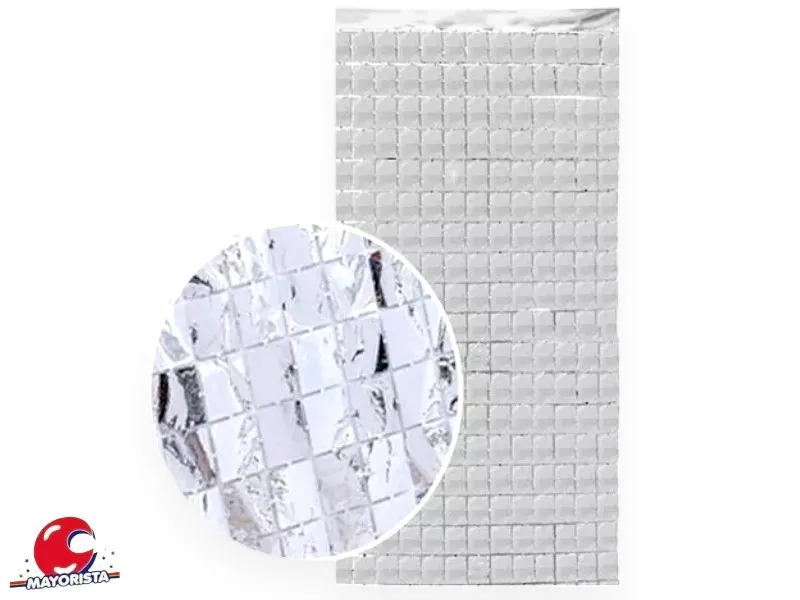 CORTINA SHIMMER PANEL PLATA (CC828-121) CHG