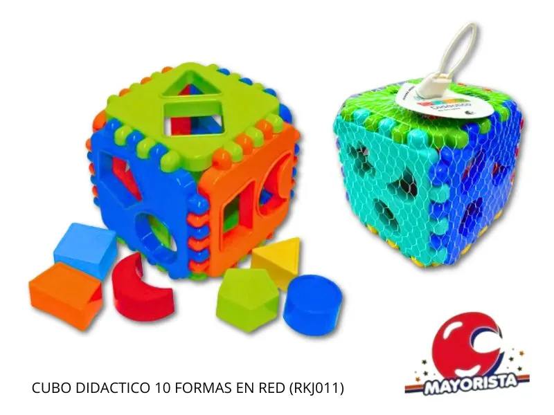 CUBO DIDACTICO 10 FORMAS EN RED (RKJ011) RECKO