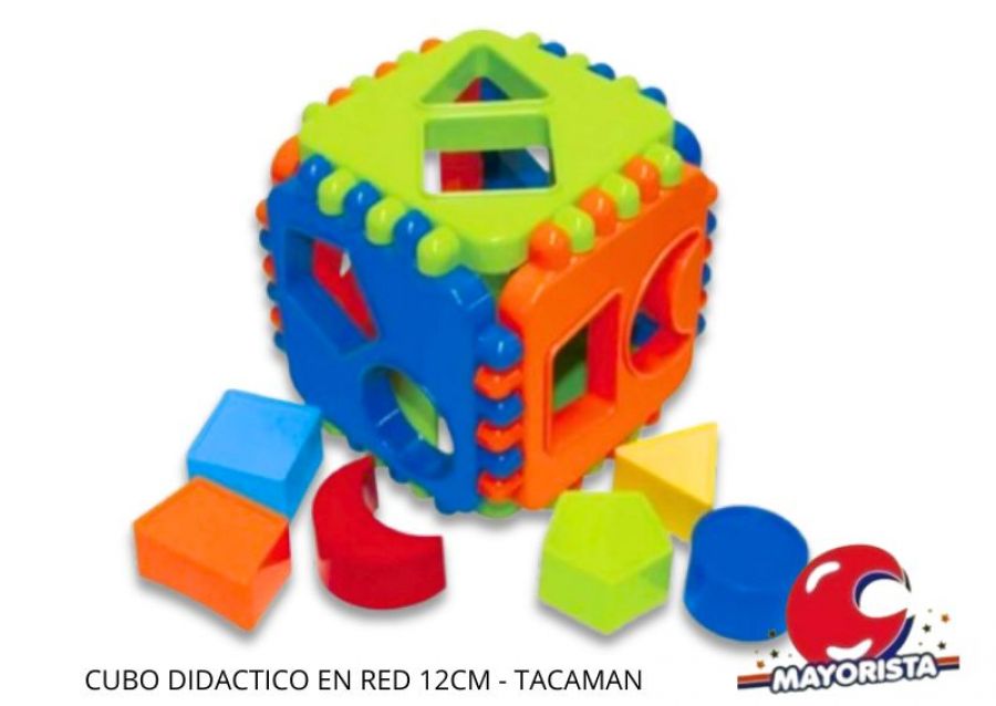 CUBO DIDACTICO EN RED 12CM - TACAMAN