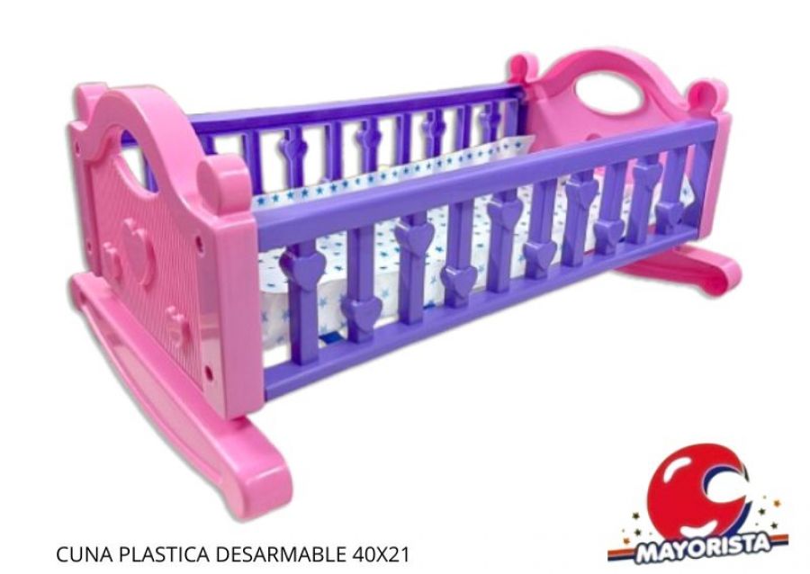 [2178] CUNA PLASTICA DESARMABLE 40X21 - DIBU TOYS