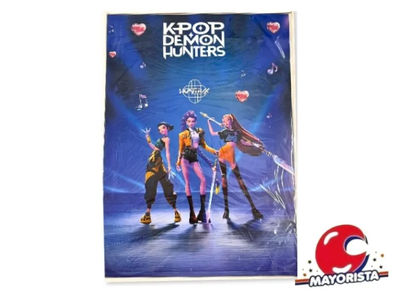 AFICHES X 2 GUERRERAS KPOP 57CM - DIVER COTY