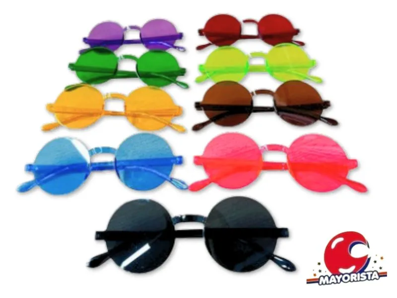 ANTEOJO ACRILICO REDONDO LENNON (YJ0042) YJ IMPORT