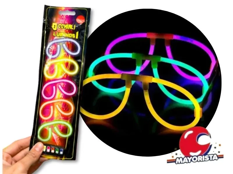 ANTEOJO C/LUZ NEON REDONDO NICEGLOW (ZLE-CQ-01-02) ERIK