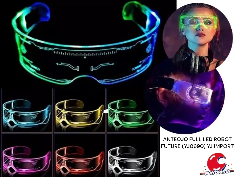 ANTEOJO FULL LED ROBOT FUTURE (YJ0690) YJ IMPORT