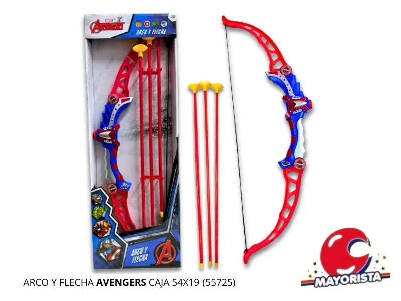 ARCO Y FLECHA AVENGERS CAJA 54X19 (55725) KADA
