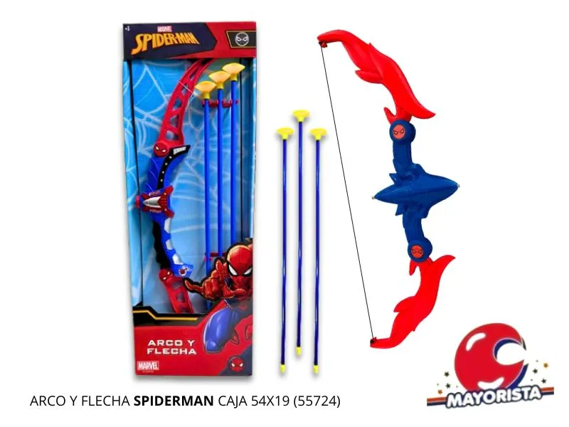 ARCO Y FLECHA SPIDERMAN CAJA 54X19 (55724) KADA