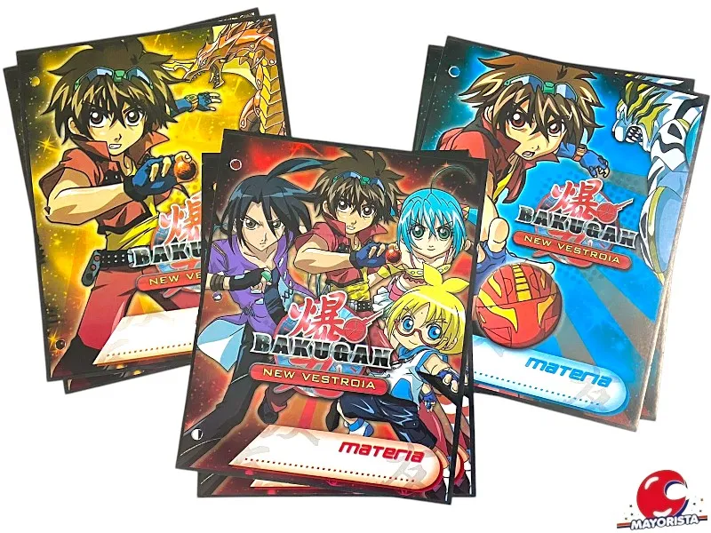 [3997] ASIGNATURAS N 3 X 6 BAKUGAN (BLUEBOOK/GARATTI)
