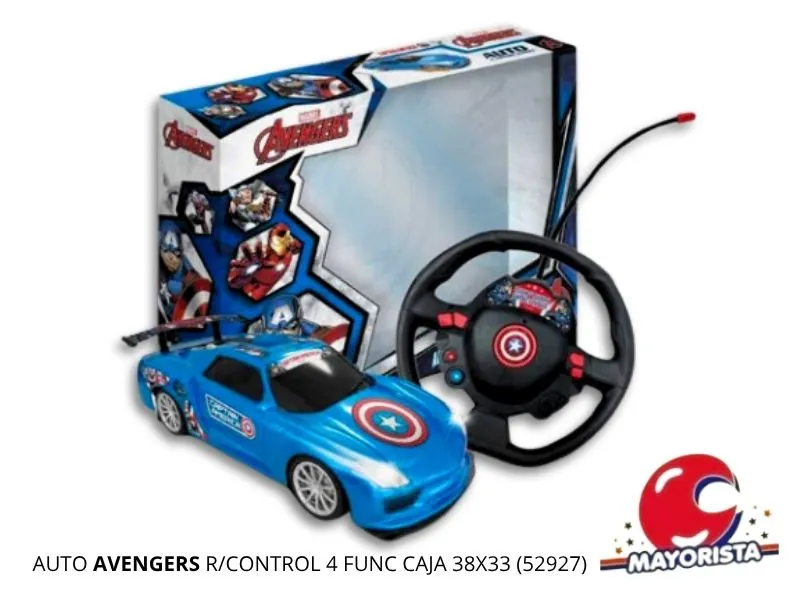 AUTO AVENGERS R/CONTROL 4 FUNC CAJA 38X33 (52927) KADA