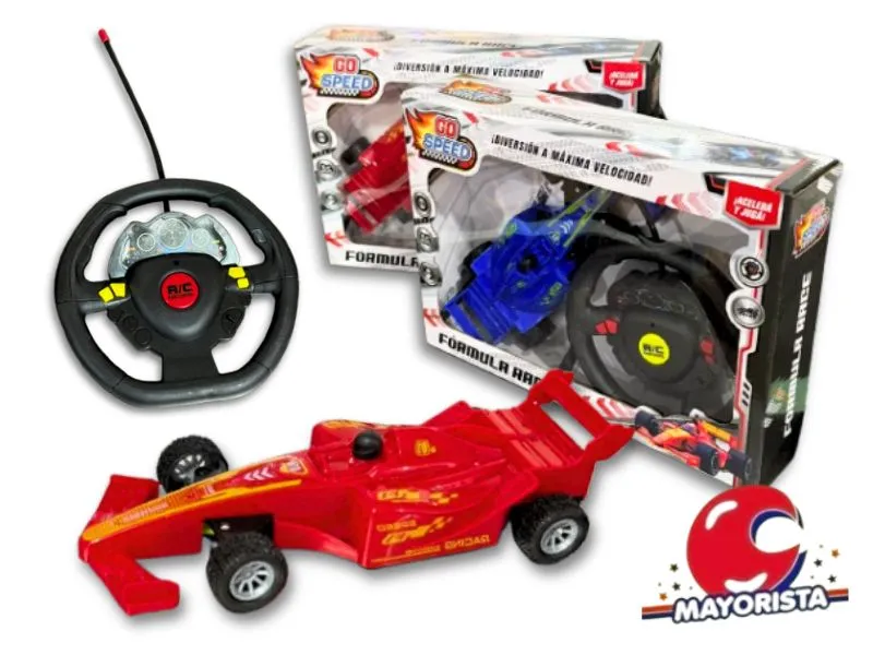 AUTO FORMULA 1 R/CONTROL 4 FUNC CON MUSICA Y USB 30X5 (55613) KADA