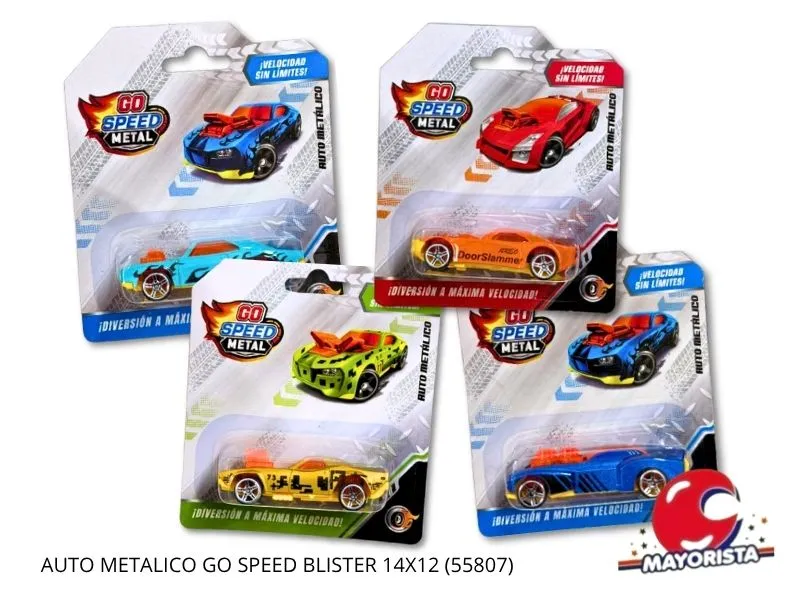 AUTO METALICO GO SPEED BLISTER 14X12 (55807) KADA