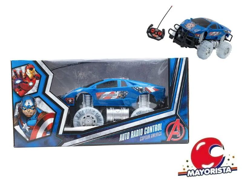 AUTO R/CONTROL 4 FUNC CAPITAN AMERICA CAJA 30X15 (53542) KADA