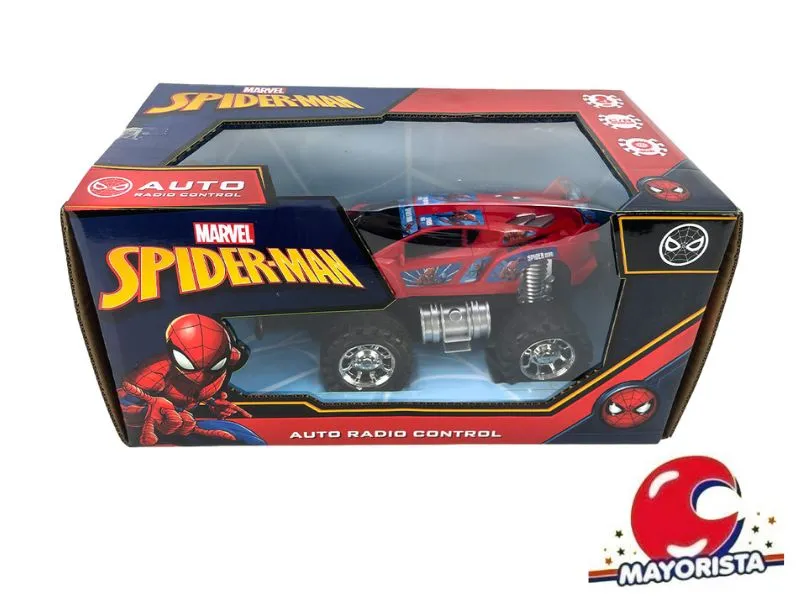 AUTO SPIDERMAN R/CONTROL 4 FUNC CAJA 33X16 (53527) KADA