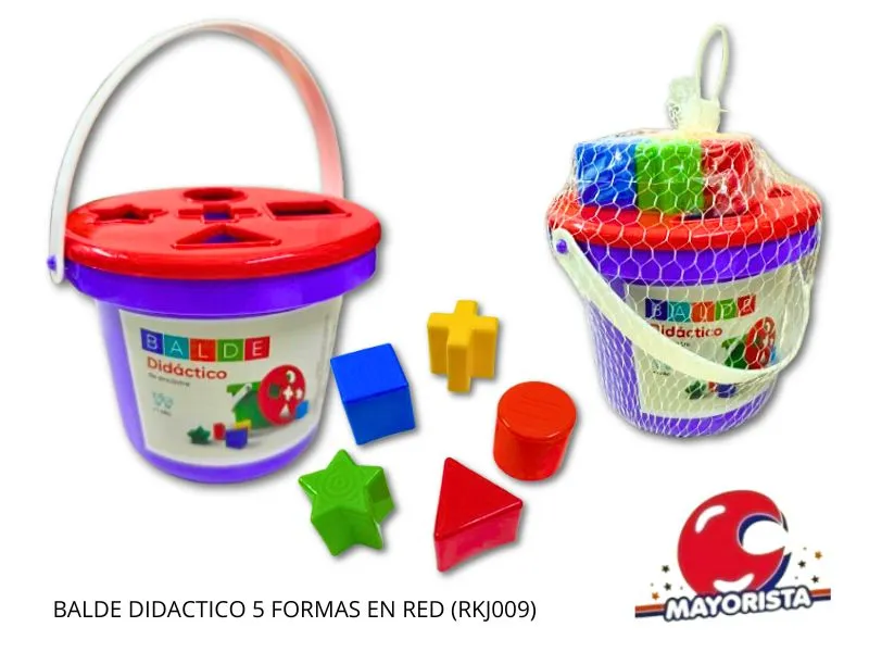 BALDE DIDACTICO 5 FORMAS EN RED (RKJ009) RECKO