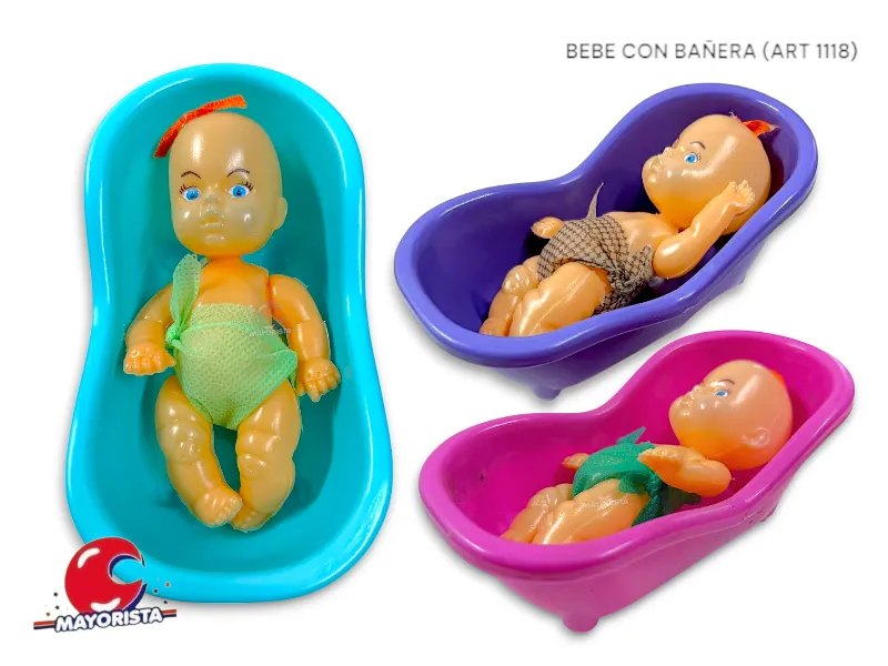 BEBE CON BANERA 20 CM (1118) RUESTES