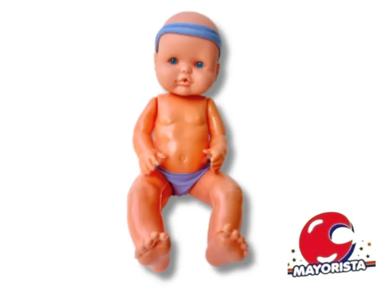 BEBOTE IAN CABEZA DE GOMA Y CUERPO PLASTICO 38CM (BB-2004) MAGIKA