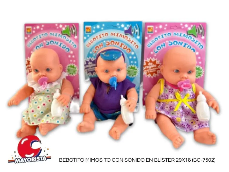 BEBOTITO MIMOSITO CON SONIDO EN BLISTER 29X18 (BC-7502) MAGIKA