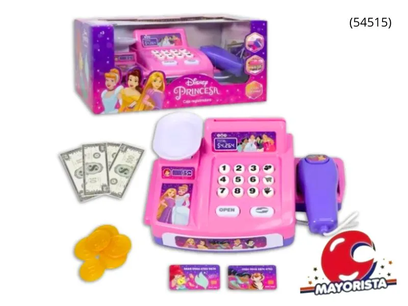 CAJA REGISTRADORA PRINCESAS C/ACCESORIOS 28X17 (54515) KADA