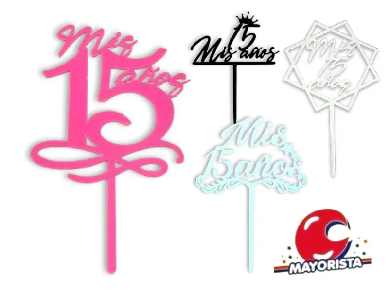 CAKE TOPPER MIS 15 ANOS (Y340-31) CHG