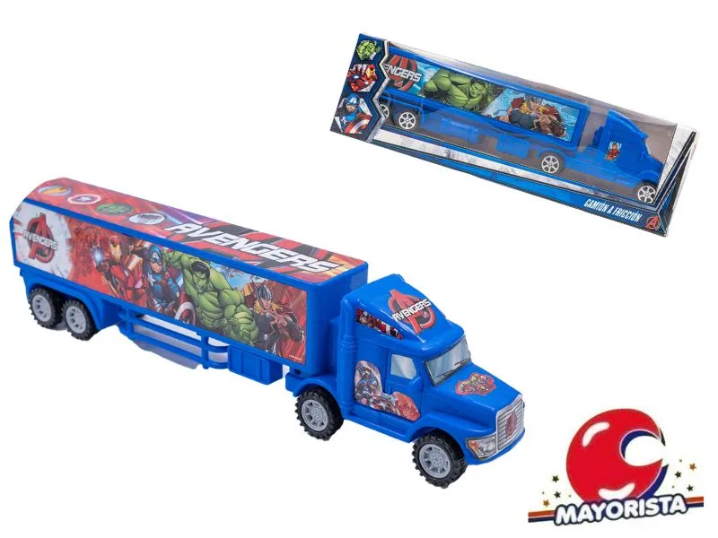[7453077240320] CAMION AVENGERS EN CAJA 34X10 (54377) KADA