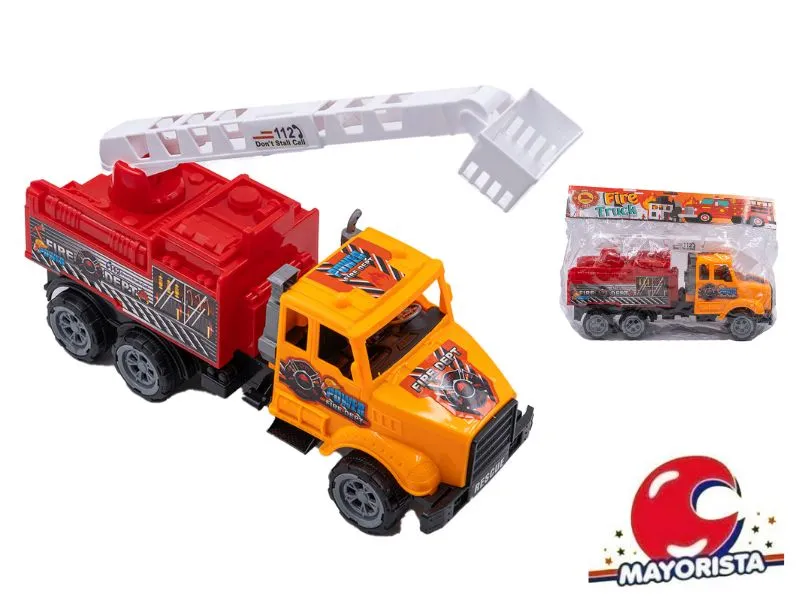 [7453077226027] CAMION BOMBERO A FRICCION 25X13 (50199) KADA