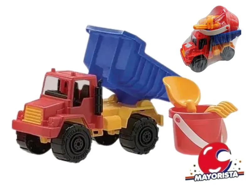 [7792435002003] CAMION CHICO C/BALDE CHICO, PALA Y RASTRILLO (200) - DURAVIT