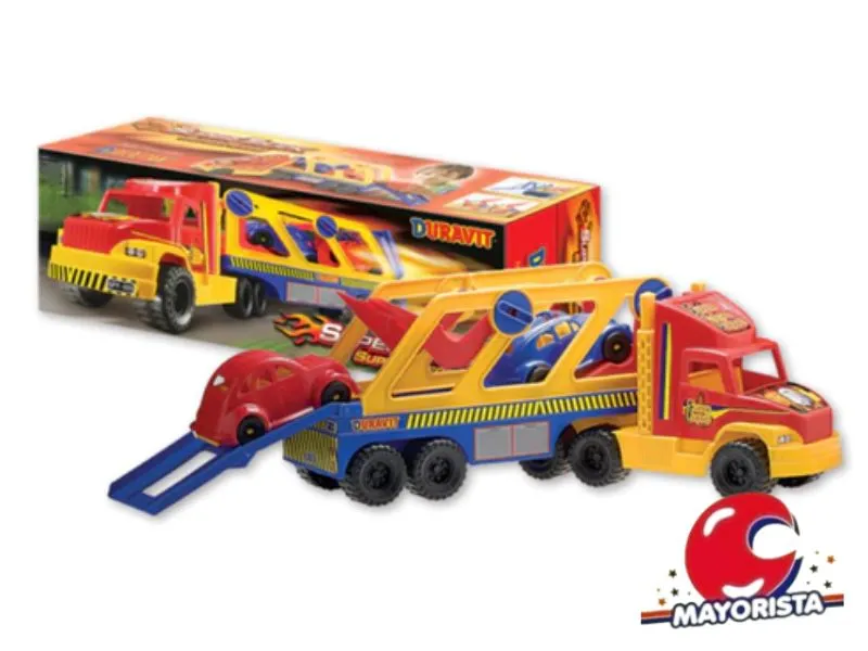 [7792435002140] CAMION SUPER TRUCK C/DOS AUTOS (214) DURAVIT