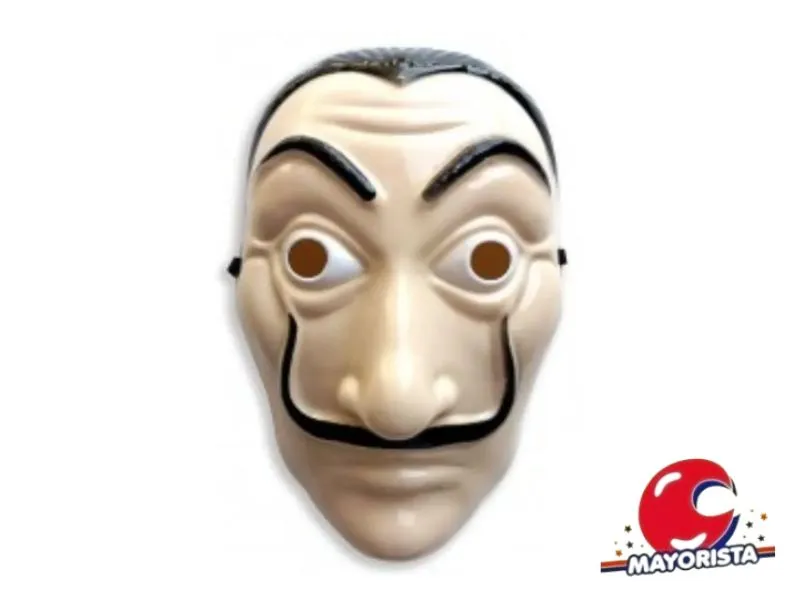 CARETA PLASTICA LADRON CASA DE PAPEL (3353) TRIGGER PACK