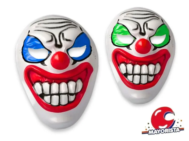 [6112] CARETA PLASTICA PAYASO TERROR (3264) TRIGGER PACK