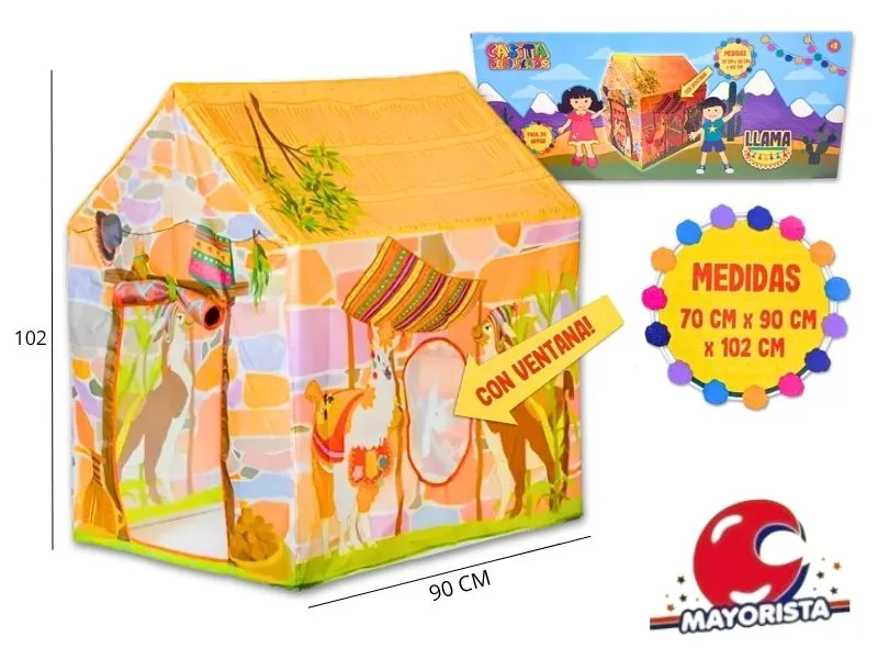 [7798323434628] CARPA CASITA LLAMA 102X90X70 EN CAJA (FD277792) FAYDI