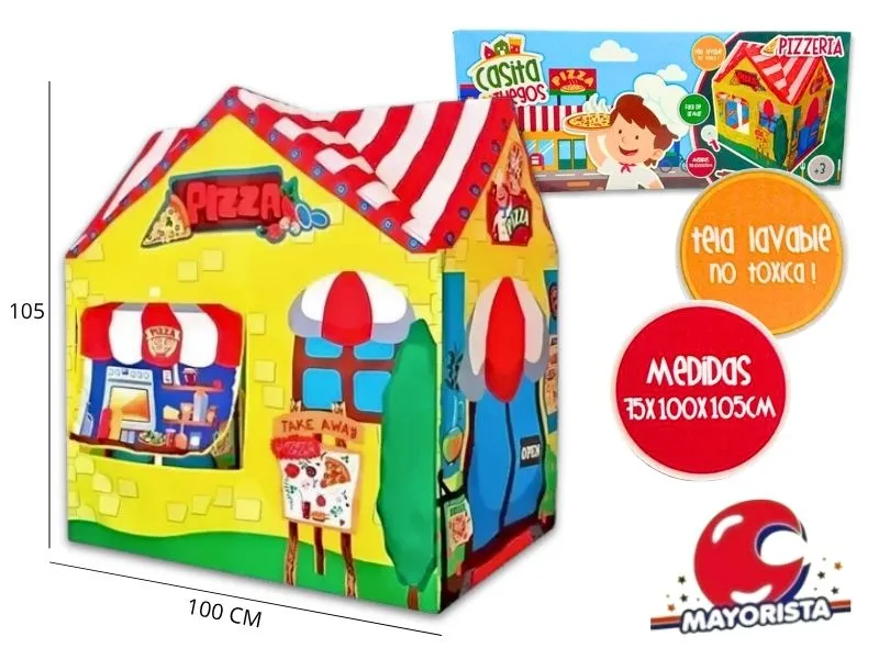 [7791584741696] CARPA CASITA PIZZERIA 105X100X75 EN CAJA (FYC9988) FAYDI