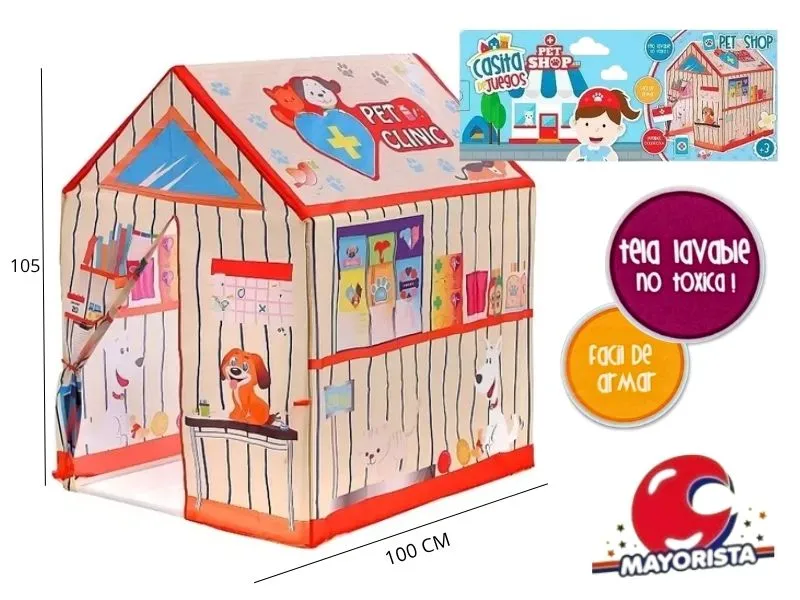 [7798323435151] CARPA CASITA VETERINARIA 105X100X75 EN CAJA (FYC9994) FAYDI