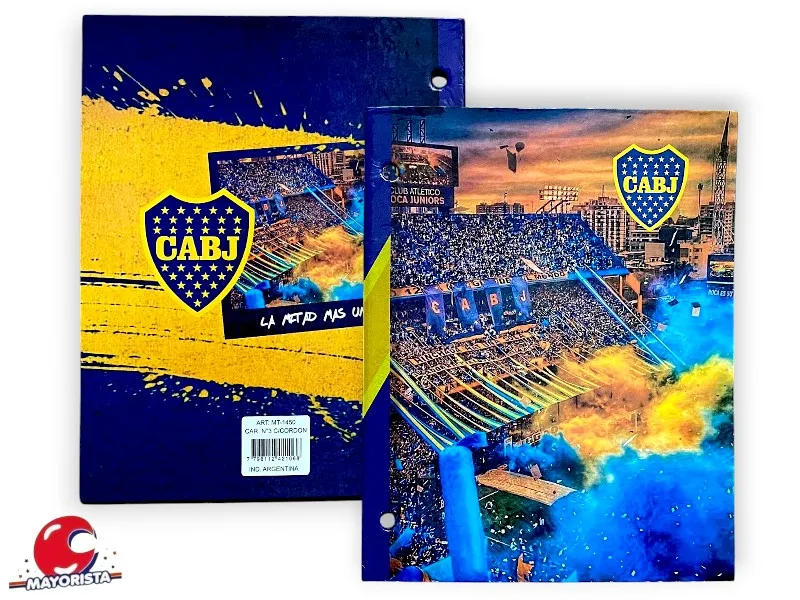 [3517] CARPETA 2 TAPAS N 3 CARTON BOCA (MT-1450) RODUBI
