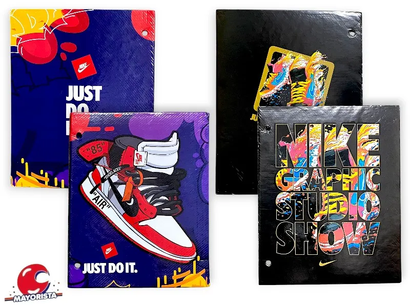 [1490] CARPETA 2 TAPAS N 3 CARTON NIKE (MT-1450) RODUBI